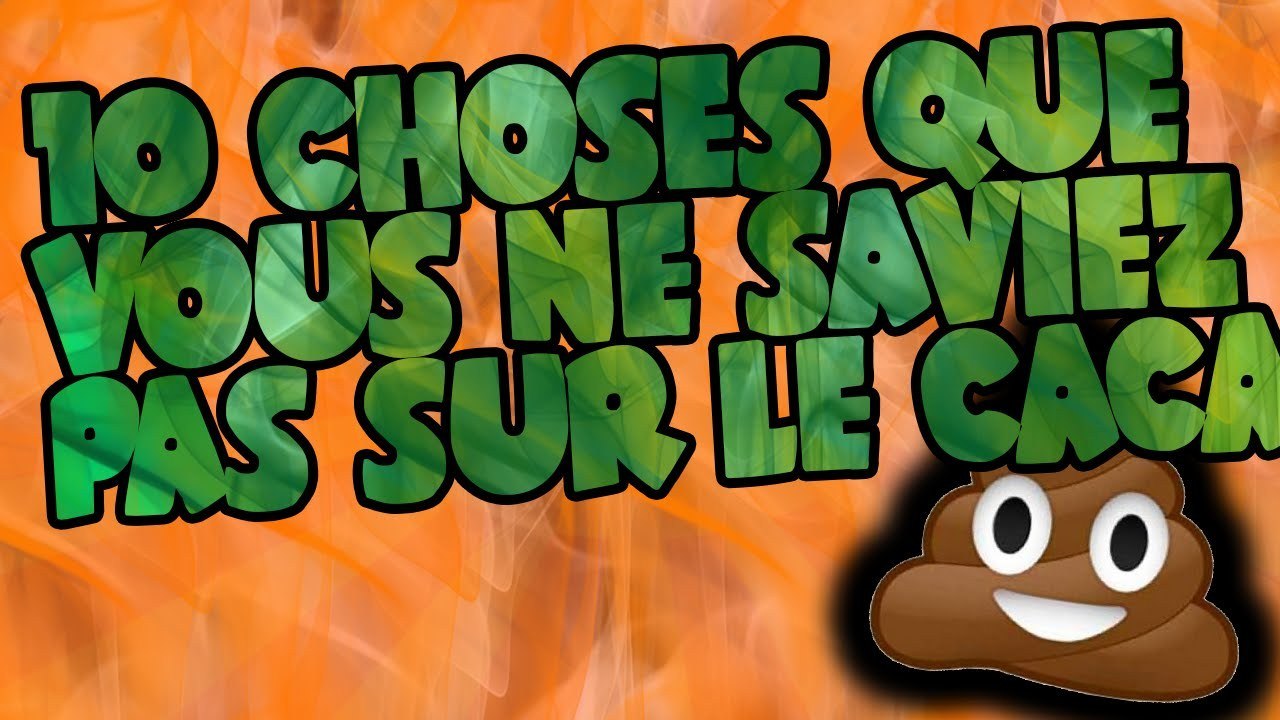 10 CHOSES QUE VOUS NE SAVIEZ SÛREMENT PAS SUR LE CACA !!