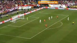 Alexis Sánchez  Goal ~ Chile vs  Panama 3-1