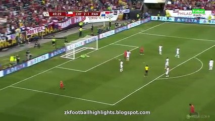 3-1 Alexis Sánchez Fantastic Volley HD - Chile vs Panama 14.06.2016 HD