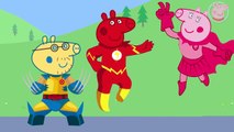 Peppa Pig#Peppa Pig Superhero wolverine marvel#Finger Family
