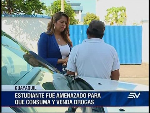 Tráfico de drogas y amenazas a estudiantes