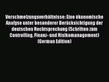 [PDF] VerschmelzungsverhÃ¤ltnisse: Eine Ã¶konomische Analyse unter besonderer BerÃ¼cksichtigung