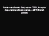 [PDF] Comptes nationaux des pays de l'OCDE Comptes des administrations publiques 2011 (French