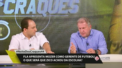 Zico sobre Mozar: "Vinha se preparando muito para esse cargo"