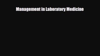 Download Management in Laboratory Medicine PDF Online