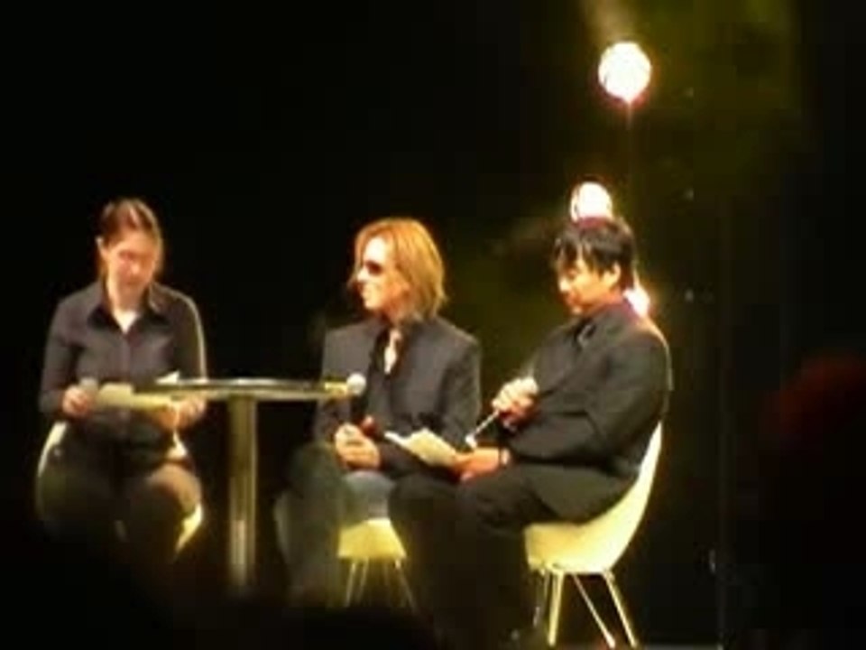 Japan Expo 8eme Impact (2007) - Conférence Yoshiki Partie 2
