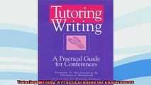 Free PDF Downlaod  Tutoring Writing A Practical Guide for Conferences READ ONLINE