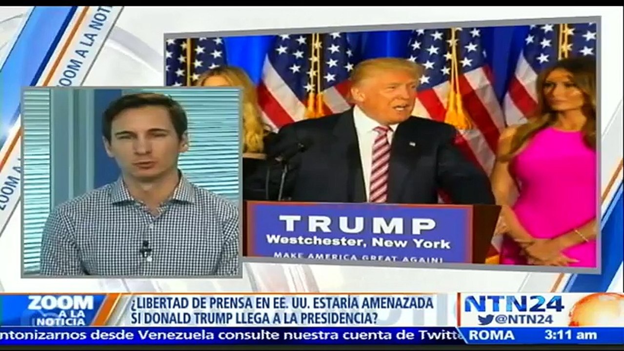 ¿Cree que la libertad de prensa en EE.UU. estaría amenazada si Donald Trump llega a la Presidencia?