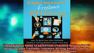 Free PDF Downlaod  The Beginners Guide To Successful Freelance Writing How To Build Your Own Profitable  FREE BOOOK ONLINE