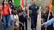 Katrina Kaif , John Abraham, R Madhvan Up Glam Quotient Of Mumbai Marathon | Bollywood News