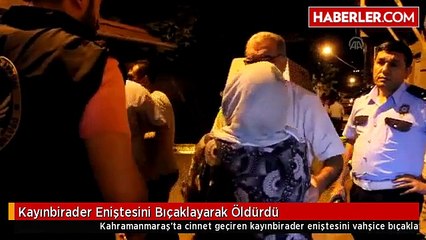 Kayınbirader Eniştesini Bıçaklayarak Öldürdü
