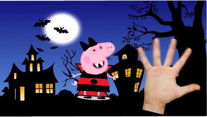 Peppa pig Vampire Finger family Nursery rhymes video snippet