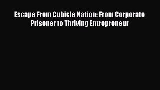 Read Escape From Cubicle Nation: From Corporate Prisoner to Thriving Entrepreneur Ebook Free
