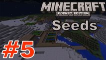 Minecraft Pocket Edition Seeds #5 Tripla NPC Village !!!!
