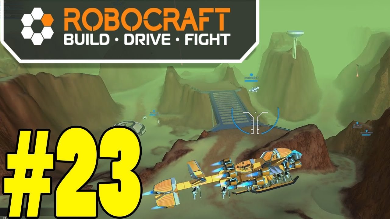 RoboCraft Gameplay #23 Avião Bombardeiro!