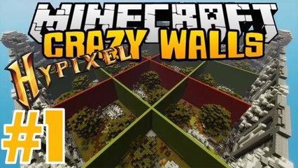 MineCraft Crazy Walls #1 Sou Muito Noob Ainda xD