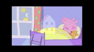 Peppa pig wakes up HAPPY