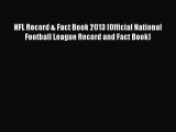 Read NFL Record & Fact Book 2013 (Official National Football League Record and Fact Book) ebook