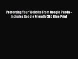 Read Protecting Your Website From Google Panda - Includes Google Friendly SEO Blue Print Ebook