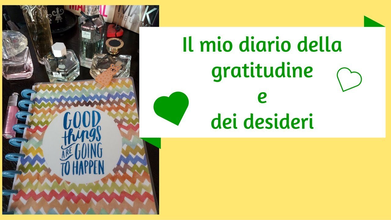 ✮✮ Il mio diario della gratitudine e dei desideri ✮✮