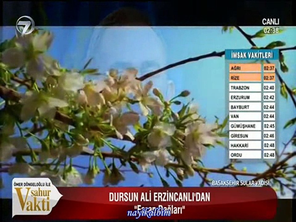 Faran dağlarında açan SEVGİLİ Dursun Ali Erzincanlı Ramazan 2016