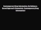 [Online PDF] Contemporary Drug Information: An Evidence-Based Approach (Gaenelein Contemporary