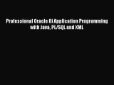 Download Professional Oracle 8i Application Programming with Java PL/SQL and XML PDF Online