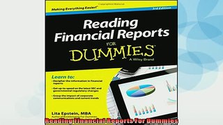 READ book  Reading Financial Reports For Dummies  FREE BOOOK ONLINE