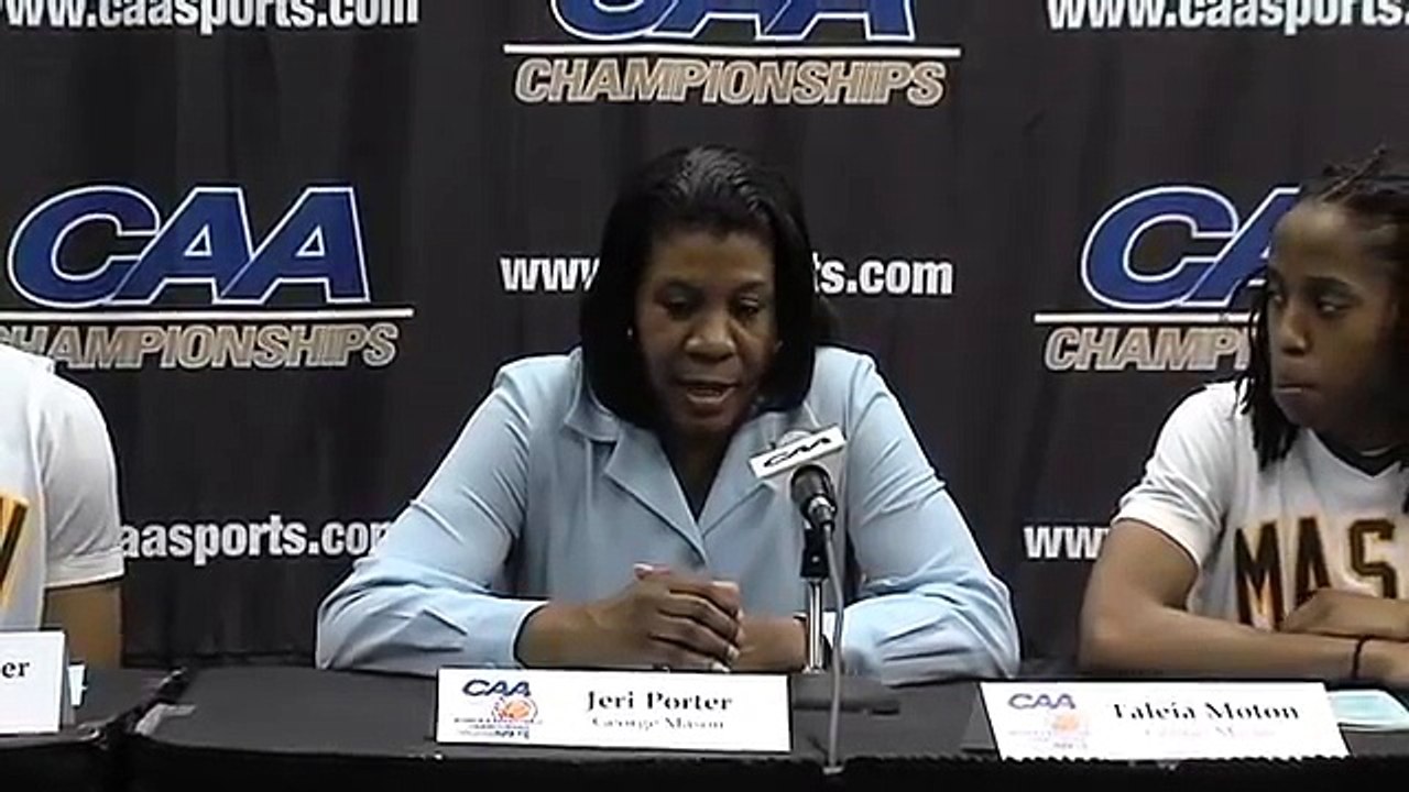 George Mason's Post Game Press Conference -- #7 George Mason 70, #10 Northeastern 60