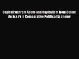 [PDF] Capitalism from Above and Capitalism from Below: An Essay in Comparative Political Economy