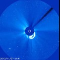 The ISON comet view from SOHO since 27/11/13 until 30/11/2013 *5:40 UTC* Still Alive!