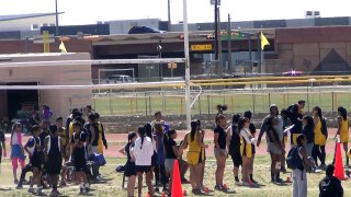 Eastwood Middle School Girls 7th grade 400m run. 3/19/2016