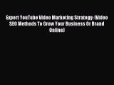 Read Expert YouTube Video Marketing Strategy: (Video SEO Methods To Grow Your Business Or Brand