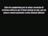 Read Libro di copywriting per le onlus: tecniche di scrittura efficace per il fund raising