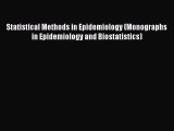 Read Statistical Methods in Epidemiology (Monographs in Epidemiology and Biostatistics) Ebook