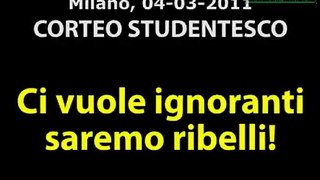 Milano 4 marzo: Riprendiamoci i soldi per la scuola pubblica! Verso il corteo del 25 marzo