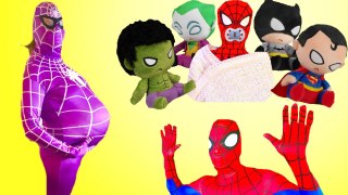 Pink Spidergirl Vs Maleficent Vs Spiderman - Lots of Superhero BABIES! Fun Superheroes (720p_30fps_H264-192kbit_AAC)