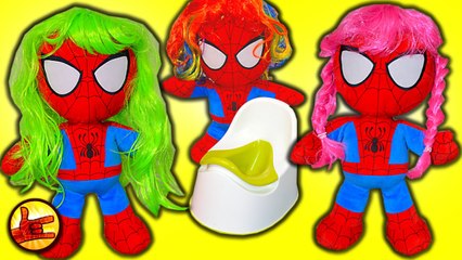 Spiderbaby Gets Rainbow Hair Candy - SpiderBaby Spiderman, Spidergirl - Superhero Fun in Real Life (1080p_50fps_H264-128kbit_AAC)