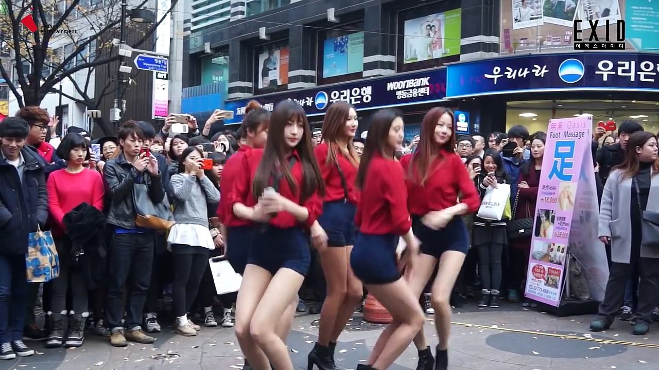 141206 EXID Guerilla Concert for the fans (Up & Down Chart Reversal)
