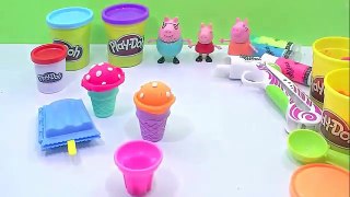 PEPPA PIG Make Ice Cream With PLAY DOH DohVinci Toys For Kids