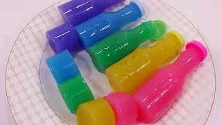 DIY How To Make Mini Plastic Drinking Water Bottle Color Pudding Learn the Recipe ~ Play 4 Fun