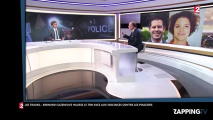 Loi Travail : Bernard Cazeneuve hausse le ton contre les violences envers les policiers (Vidéo)