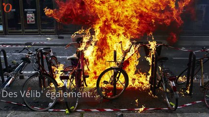 Necker vandalisé, autolib' brûlées... Les images choquantes de la manifestation de mardi