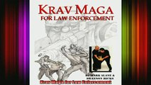 Free Full PDF Downlaod  Krav Maga for Law Enforcement Full EBook