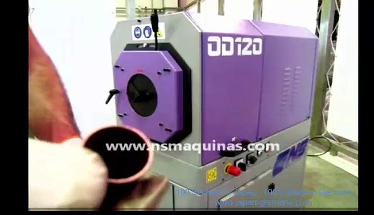 Máy mài inox, mài bóng inox bằng đây đai nhám vòng 0D120 www thietbinhapkhau com