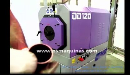 Máy mài inox, mài bóng inox bằng đây đai nhám vòng 0D120 www thietbinhapkhau com