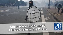 Loi travail: Violents affrontements et véhicules incendiés à Paris