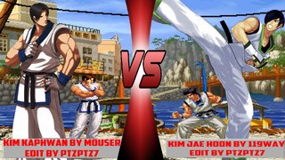 [Mugen - KOF] Kim Kaphwan (Mouser) vs. Kim Jae Hoon (119way)