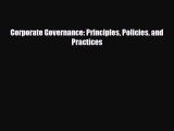 PDF Corporate Governance: Principles Policies and Practices PDF Free