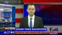 Nazaruddin Jalani Sidang Pembacaan Putusan di Pengadilan Tipikor